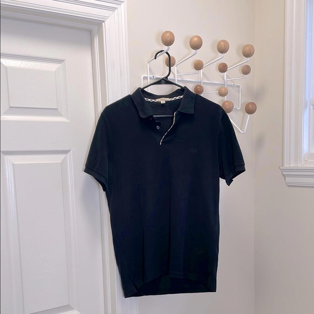 Burberry Brit Classic Short Sleeve Polo Shirt - Black - M